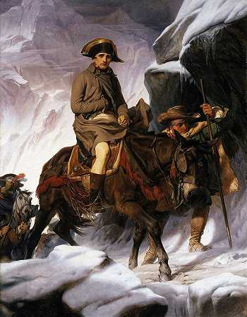 保罗·德拉罗奇的《拿破仑穿越阿尔卑斯山》