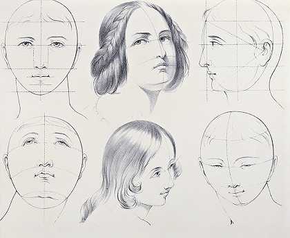 Bernard Romain Julien的《Julien’s Studies of Heads》第05页