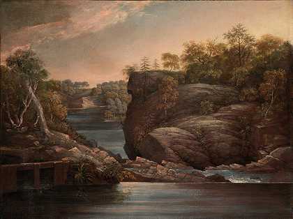 约翰·特朗布尔的《诺维奇瀑布》