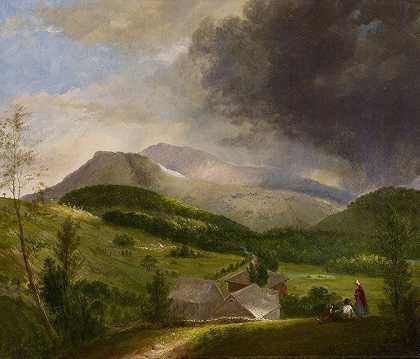 阿尔凡·费舍尔的《接近风暴，白山》