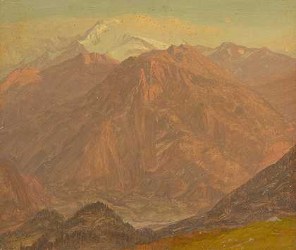 弗雷德里克·埃德温·丘奇的《哥伦比亚或厄瓜多尔，山脉》