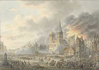 “德克·兰根迪克（Dirk Langendijk）在法国军队攻下一座城市