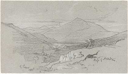 爱德华·李尔（Edward Lear）的《安特罗多科的山景》