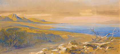 爱德华·李尔的《约旦死海》