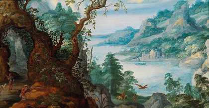 马登·雷克尔特（Marten Ryckaert）的《狩猎者的山地风景》