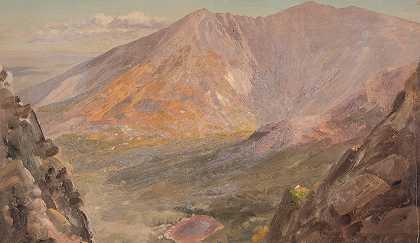 弗雷德里克·埃德温·丘奇的《卡塔赫丁山，南特纳山的大盆地》