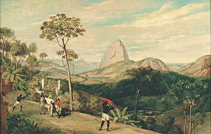 查尔斯·兰瑟尔的《从西尔维斯特路看糖面包山》
