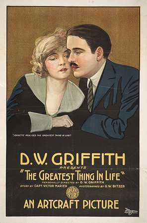 “D.W.Griffith呈现了Morgan Lithograph的人生中最伟大的事情