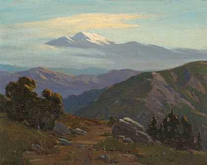 Elmer Wachtel的《山景》
