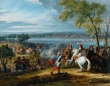 “1672年6月16日，亚当·弗兰斯·范德梅伦在洛比斯渡过莱茵河