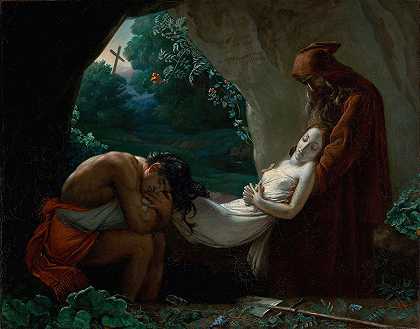 安妮·路易·吉罗德·特里松的《阿塔拉的埋葬》