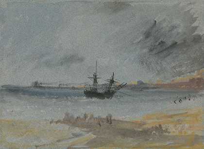 约瑟夫·马洛德·威廉·透纳的《船搁浅布莱顿》