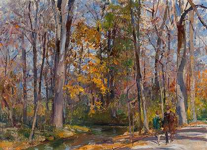 鲁道夫·施拉姆·齐托的《秋天的林地》