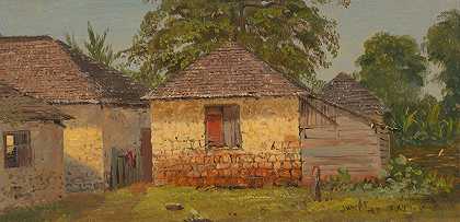 弗雷德里克·埃德温·丘奇的《房子，萨卢斯山》