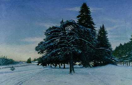 卡尔·诺德斯特伦的《乌格列维肯的冬季》