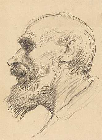 阿尔方斯·勒格罗斯的《老人的头像》