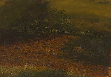 弗雷德里克·埃德温·丘奇的《卡茨基尔的林地溪流》