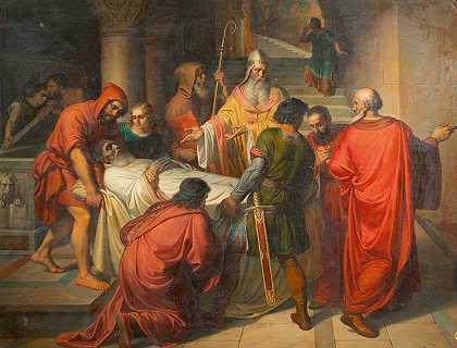 “迈克尔·科瓦茨将亚历山大圣马克的遗体移交给威尼斯人