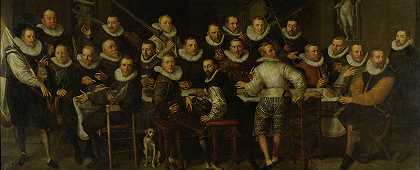 “吉利斯·扬兹·瓦尔克尼尔上尉和彼得·雅各布斯·巴斯中尉的连队，阿姆斯特丹，1599年，彼得·艾萨克斯。