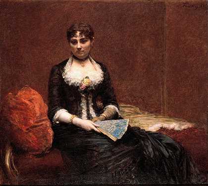 亨利·范廷·拉图尔的《利昂·马斯特夫人肖像》