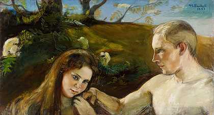 马格努斯·恩克尔的《亚当与夏娃》