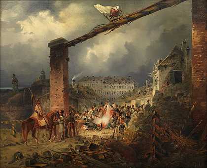 “无名氏在1848年10月底被帝国军队攻占后的努多夫防线