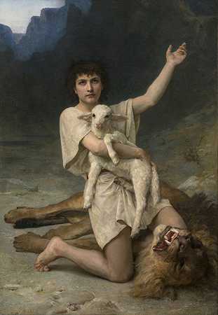 伊丽莎白·简·加德纳·布格罗的《牧羊人大卫》