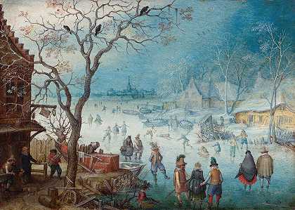 《冬季风景》克里斯托弗·范登·贝格著
