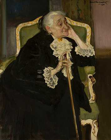 《马科斯卡夫人的肖像》，作者：Konrad Krzyżanowski