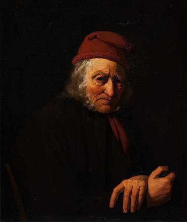 彼得·朱利叶斯·拉森的《老水手肖像》