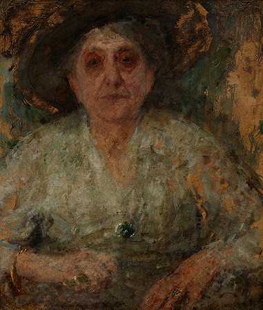 奥尔加·博兹南斯卡的《老太太的肖像》
