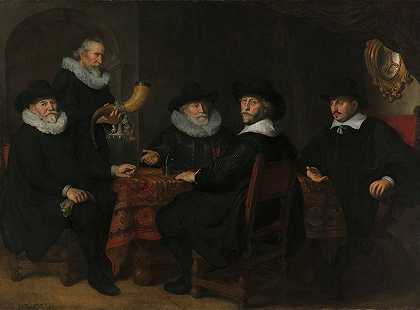 戈弗特·弗林克（Govert Flinck）于1642年在阿姆斯特丹出版的《阿奎布西耶的四位州长》