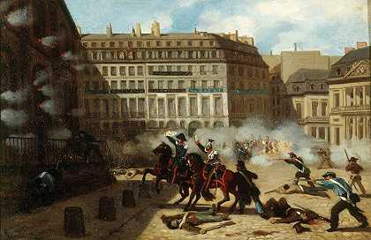 1848年2月24日，者占领了皇宫广场的水塔