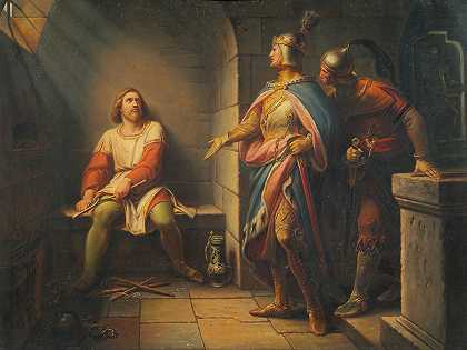 “巴伐利亚路德维希宣布美丽的弗里德里希1314年获释，并由利奥波德·舒尔茨联合摄政