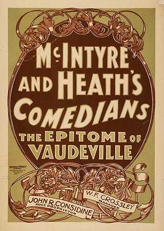 麦金太尔和希思的喜剧演员美国印刷的杂耍的缩影。