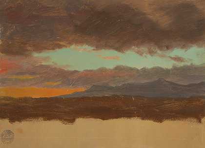 弗雷德里克·埃德温·丘奇的《哈德逊山谷的日落》