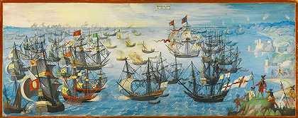 《英格兰南海岸的西班牙无敌舰队》