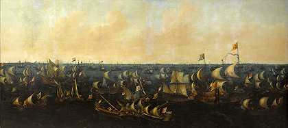《伊塞尔米尔海战》，1573年10月6日亚伯拉罕·德·弗尔的《八十年战争》