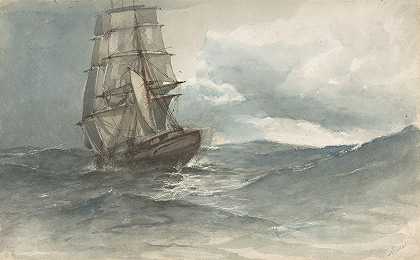阿尔伯特·欧内斯特·马克斯的《海上之船》