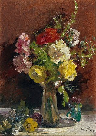 安娜·彼得斯的《花瓶里的花》