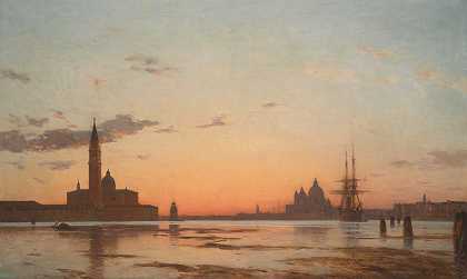 “圣马可运河，黄昏，威尼斯