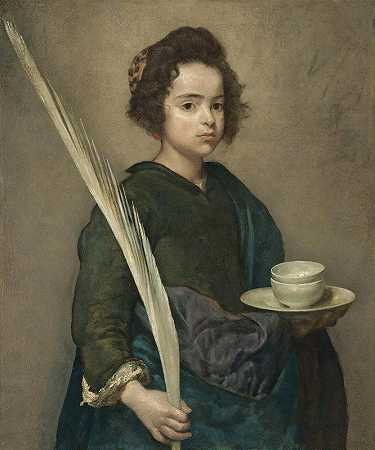 《圣鲁菲纳》（Saint Rufina）作者：迭戈·韦拉斯克斯（Diego Velázquez）