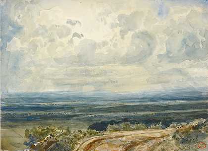 保罗·休特的《诺曼底山谷景色》