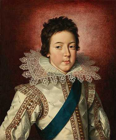 “年轻的弗朗斯·波尔布斯的《少年时期法国国王路易十三肖像》