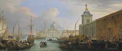 卢卡·卡莱瓦里吉斯的《威尼斯巴西诺》（The Bacino，Venice）和《多加那》（Dogana）以及《圣乔治伊索拉的远眺》（Isola di San Giorgio）