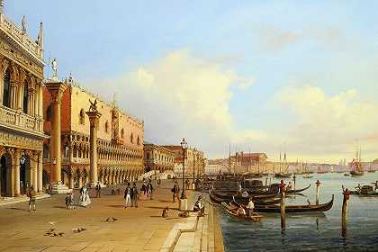 卡洛·格鲁巴茨的《威尼斯大运河》