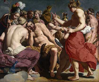 亚伯拉罕·杨森的《朱庇特被维纳斯斥责》