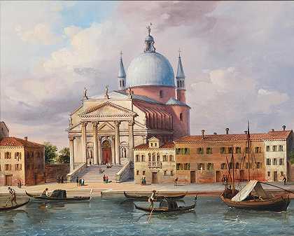 卡洛·格鲁巴茨的《威尼斯，圣蒂西莫救赎教堂》
