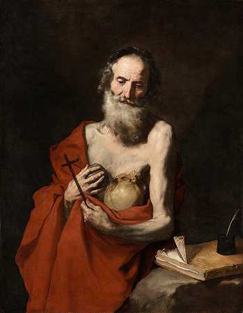 《圣杰罗姆》作者：Jusepe de Ribera