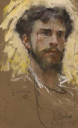 弗朗西斯科·保罗·米切蒂的自画像